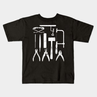 Metalsmithing Jewelry Maker Tools Kids T-Shirt